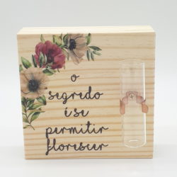 Mini quadro pinus decor Florescer