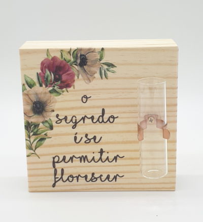 Mini quadro pinus decor Florescer