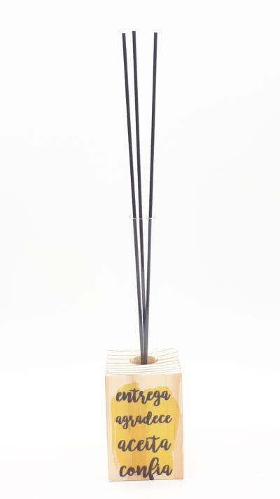 Cubo em pinus decor Hooponopono - Image 3